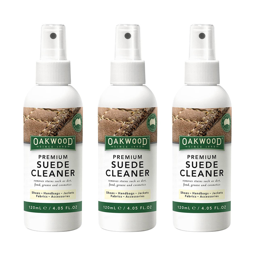 Oakwood Premium 120ml Cleaner Liquid Spray Solution Dirt/Greese Stain Remover (3 Pack)