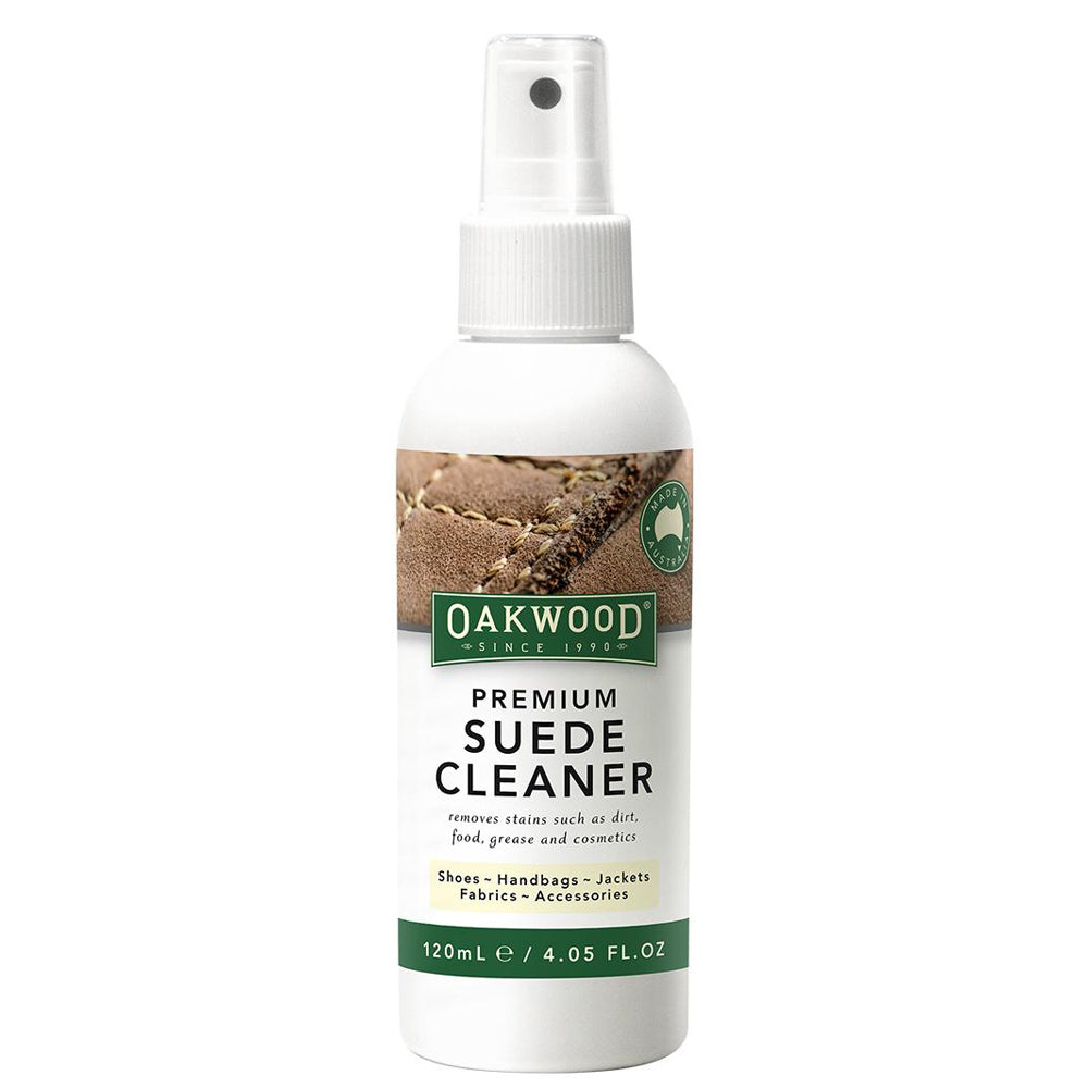 Oakwood Premium 120ml Cleaner Liquid Spray Solution Stain Remover For Suede/Bags — image 2