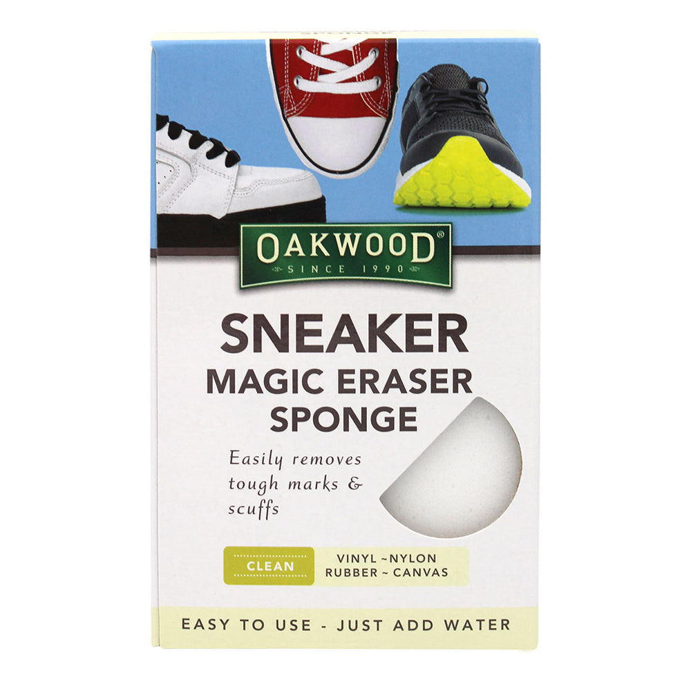 Oakwood 11cm White Magic Eraser Sneaker Sponge Rubber/Canvas/Nylon Shoe Cleaner — image 2