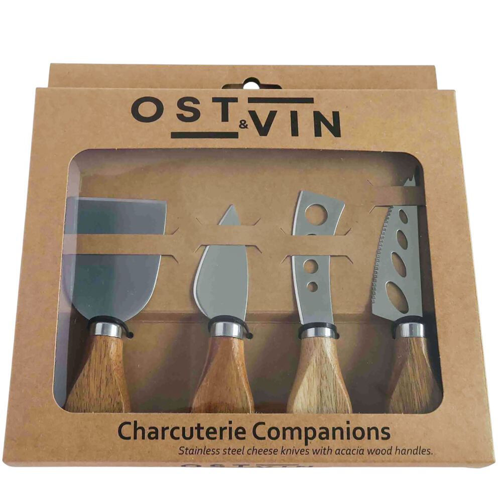 NF Living Acacian Cheese Set Knife Dinnerware/Serveware Brown (4 Pieces) — image 4