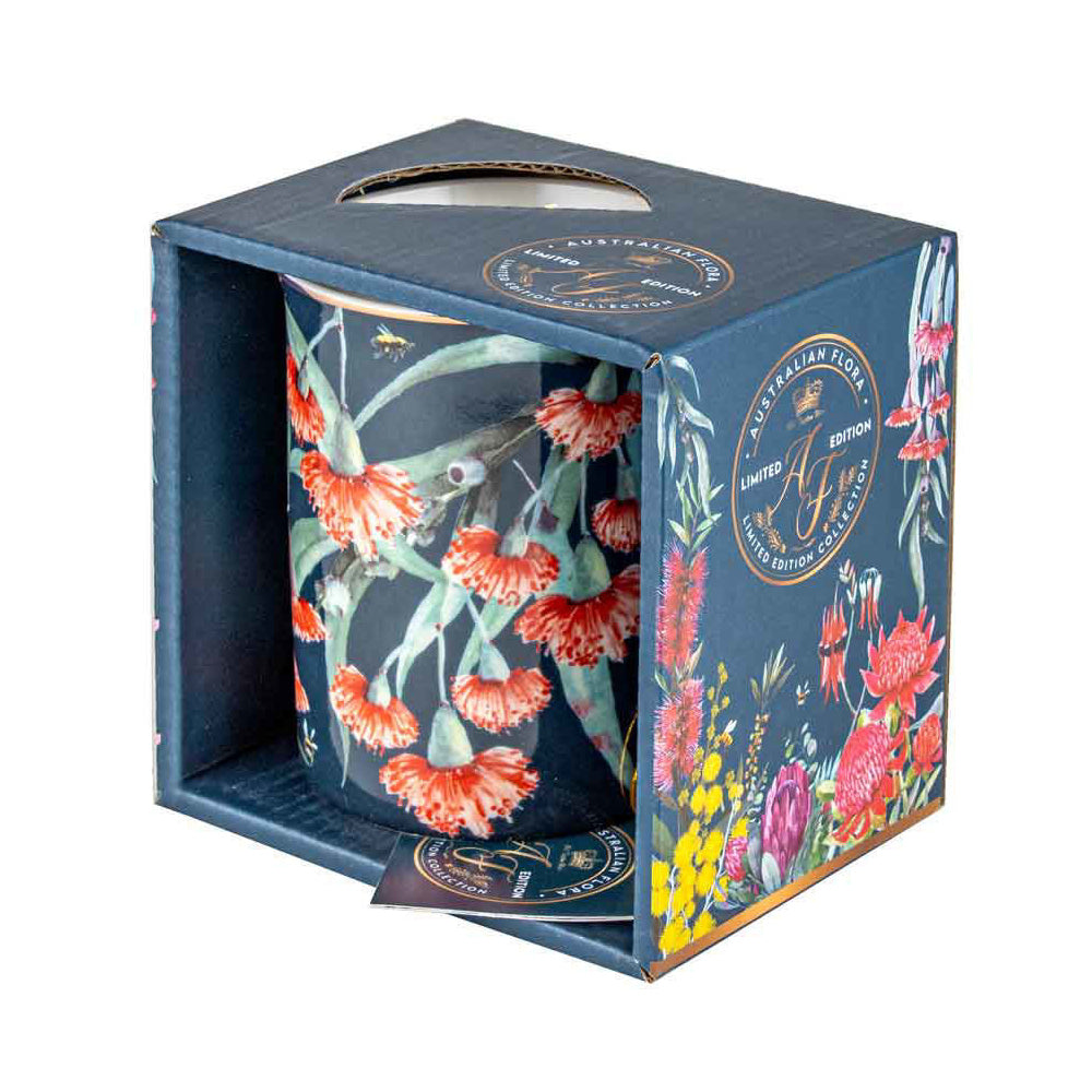 LMD Australian Flora Eucalyptus 360ml Coffee Mug New Bone China Cup w/ Handle (2 Pack) — image 2