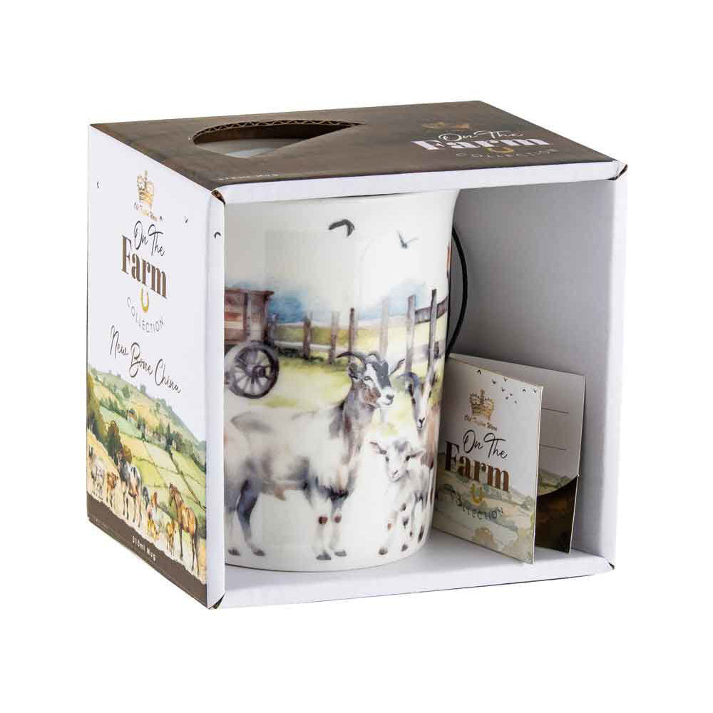 LMD On The Farm Goat New Bone China 360ml Tea/Coffee Mug Milk Cup Drinkware — image 2