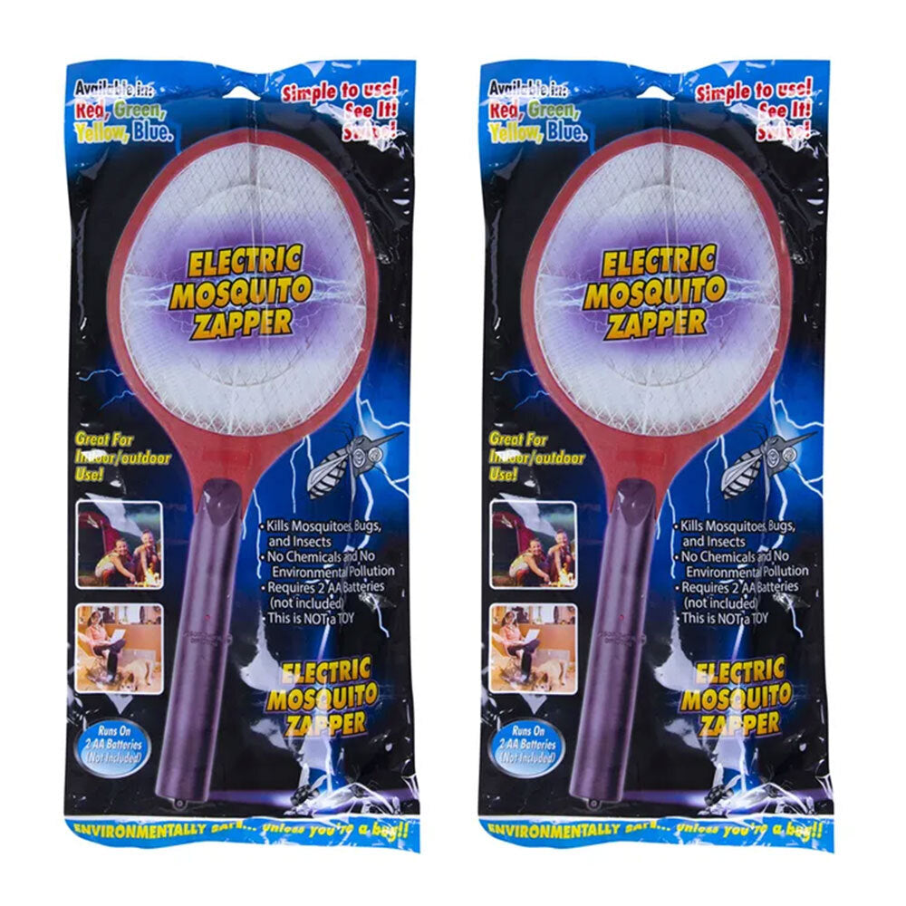 Electric LED Battery Mosquito/Insects 49cm Zapper Catcher/Killer/Trap Assort. (2 Pack)