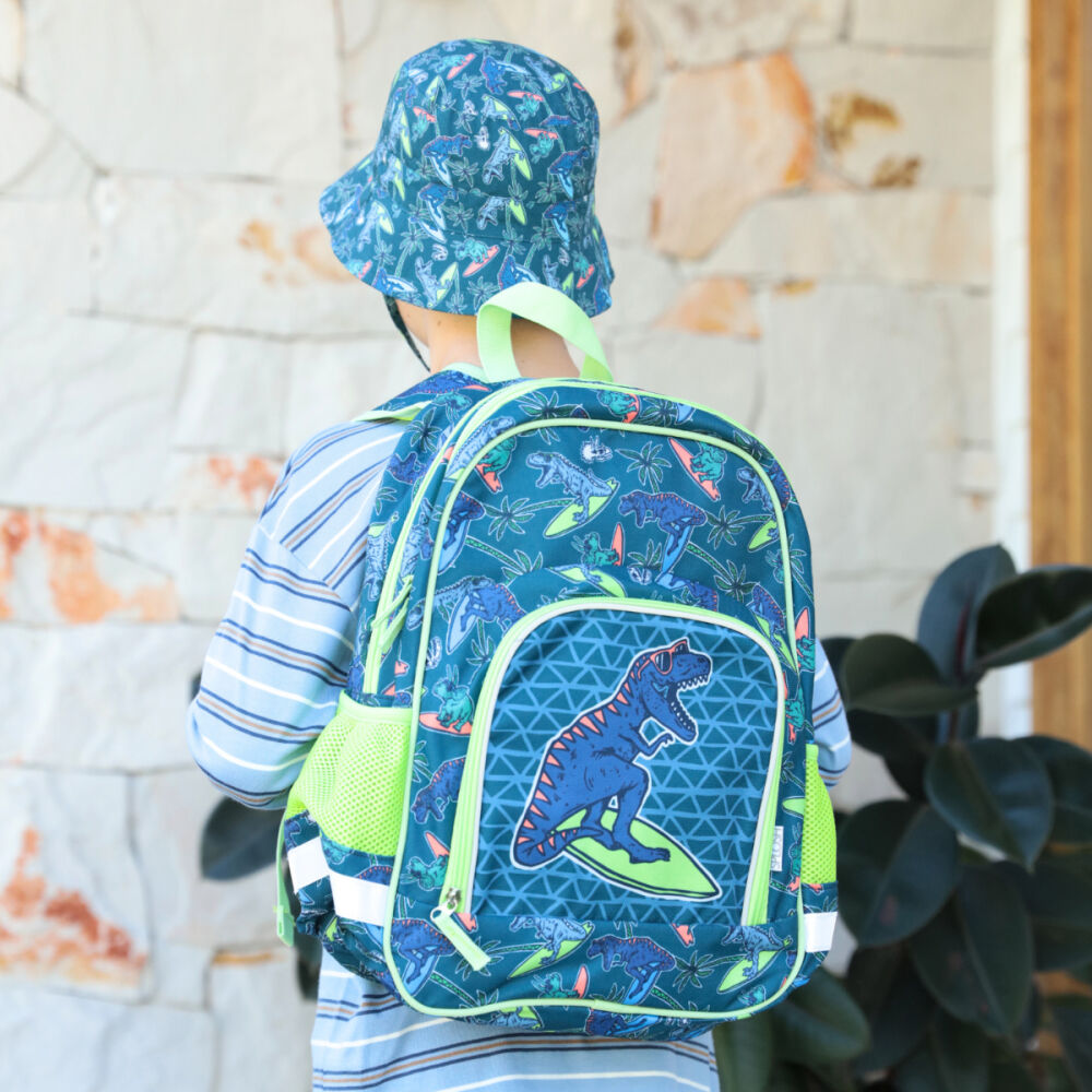 Splosh 40x31cm Blue Out & About Dino Backpack Kids/Children School Bag — image 2