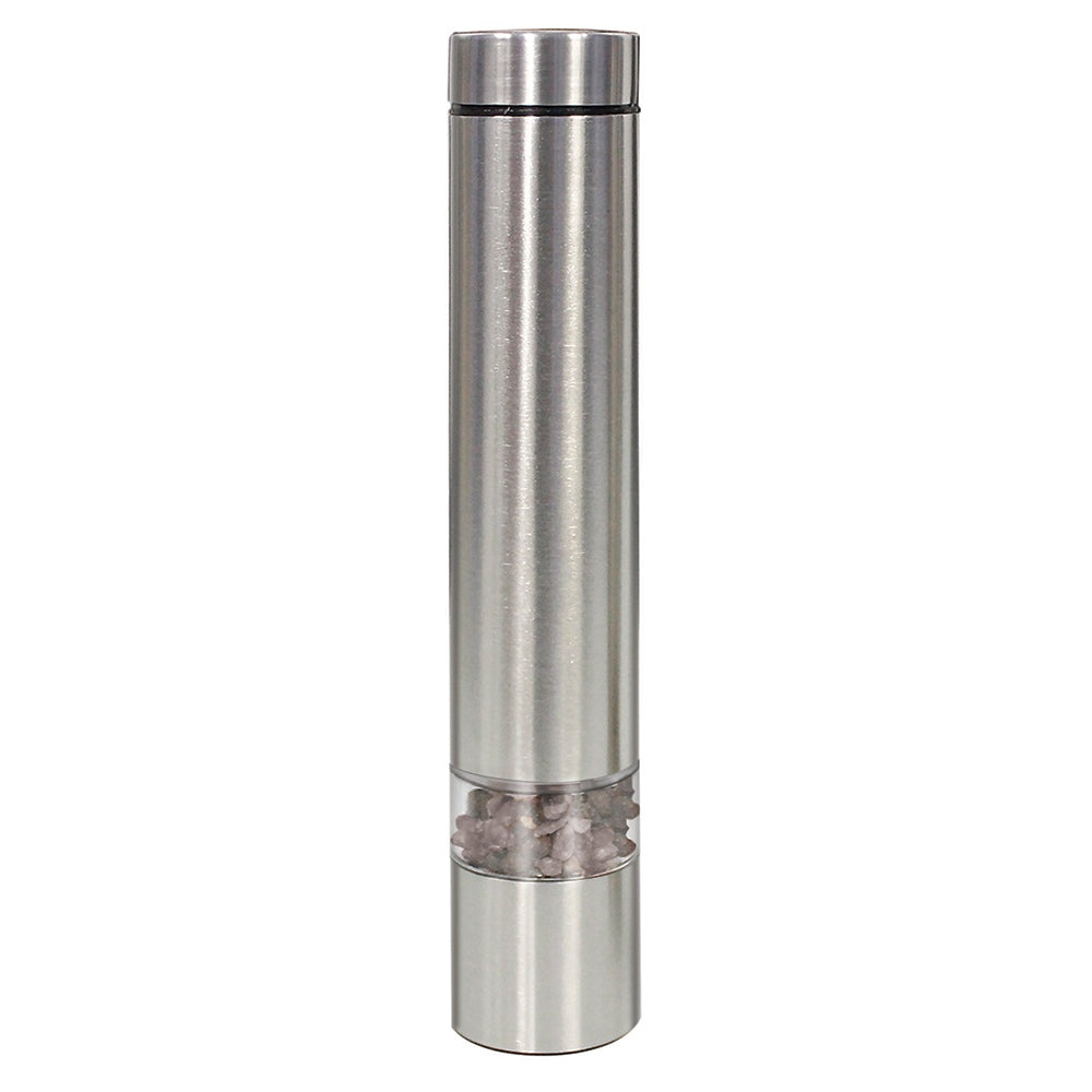 Ovation 18cm Stainless Steel Salt & Pepper Electric Mill Set Fine/Coarse Grinder — image 2