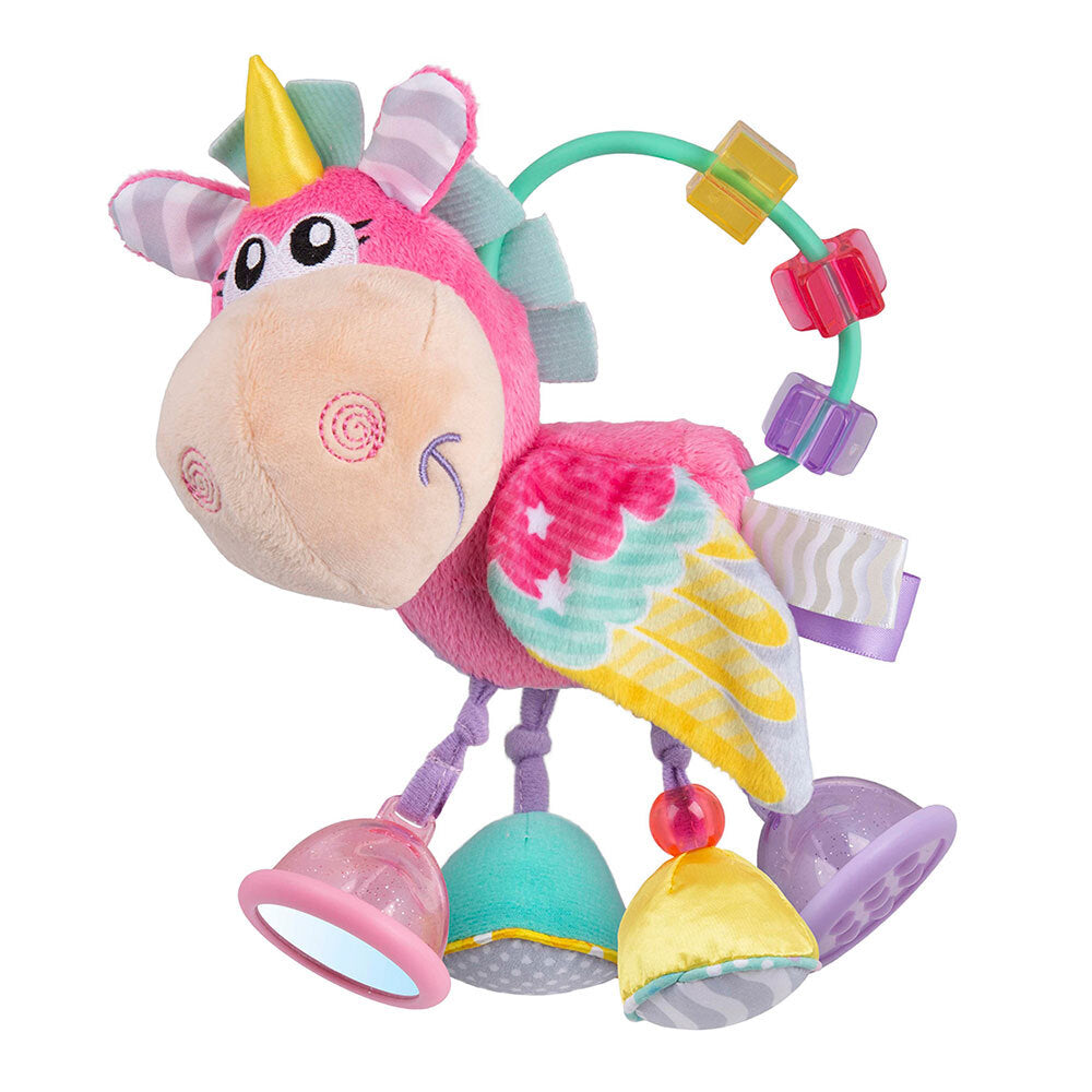 Playgro Baby Unicorn Rattle Sensory Soothing Teething Activity Toy 3m+