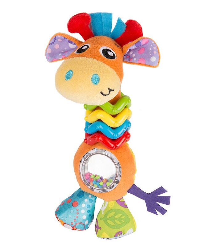 Playgro 23cm Bead Buddy Giraffe Soft Interactive Activity Toy Baby/Kids 3y+