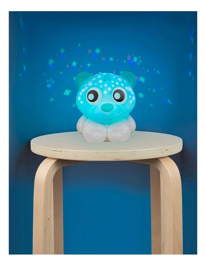 Playgro 18cm Goodnight Bear Night Light & Projector Nursery Room Decor Mint — image 2