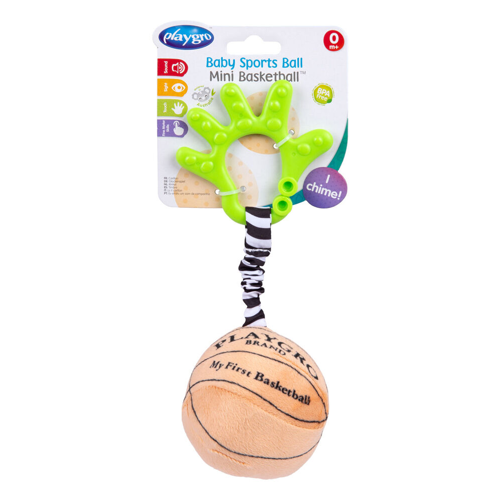 Playgro Sports Ball Rattling Pram Attachable Baby/Infant Toy Assorted 0m+ — image 5