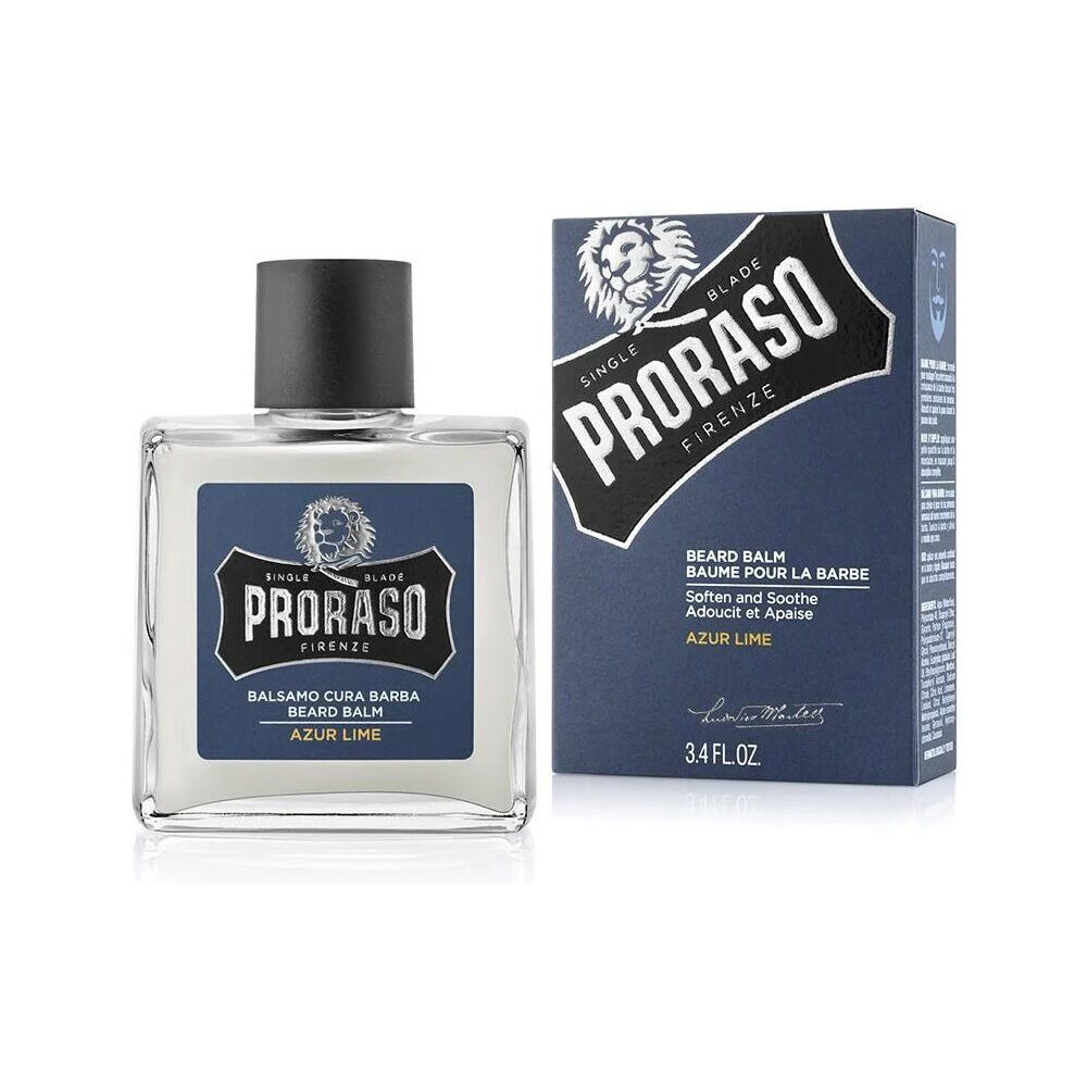 Proraso Beard Balm Men's Grooming/Shaving Essentials Azur Lime Scent 100ml