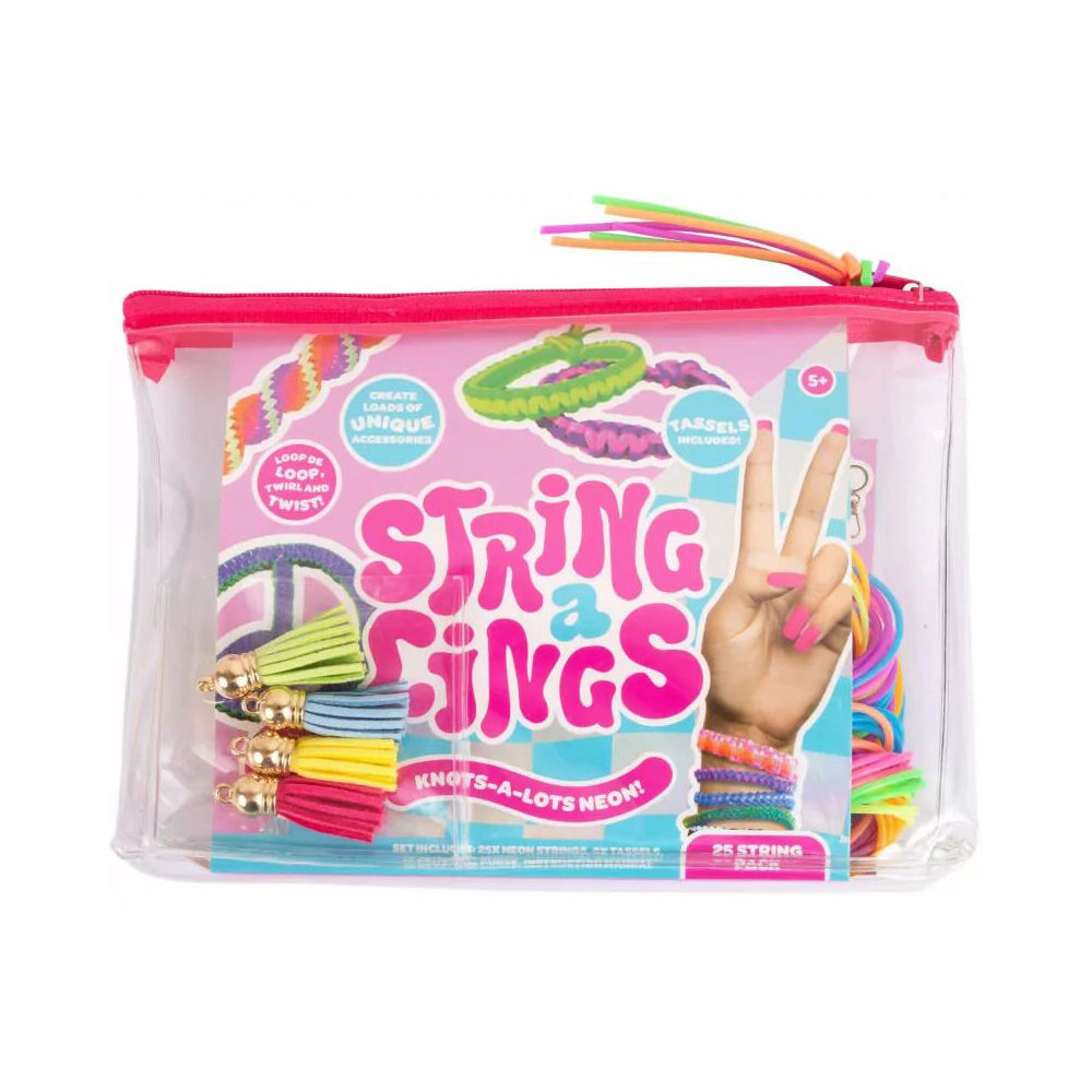 Stringalings Bead DIY Jewelry/Bracelet Craft Kit Kids/Children 5y+ (25 Pieces)