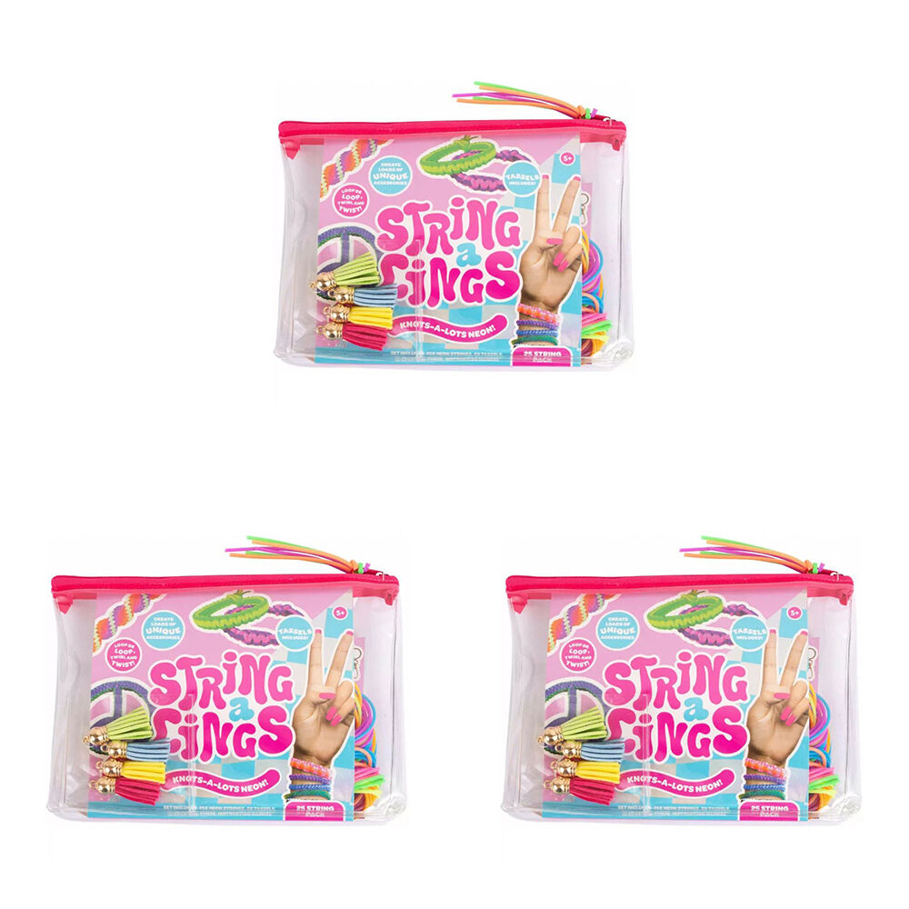 Stringalings Bead DIY Jewelry/Bracelet Craft Kit Kids/Children 5y+ (75 Pieces)