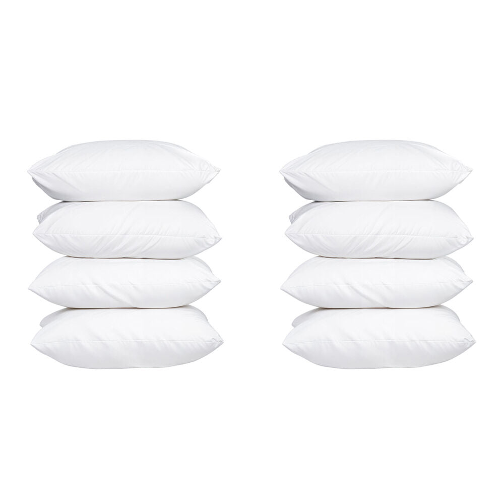 Hacienda Hypoallergenic & Antibacterial Comfortable 100% Cotton Pillow (8 Pieces)