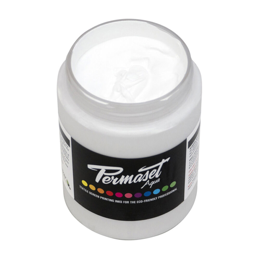 Permaset Supercover Opaque Fabric and Screen Printing Ink 300ml White