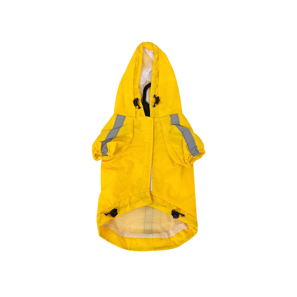 Pro Pet Care 22x44cm Warm Dog Jacket Fluro Sweater Clothes Hoodie Coat Yellow