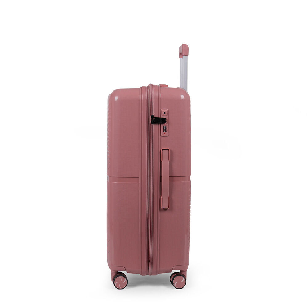 Paklite 75x50cm Pink Suitcase Lightweight Solar Large Travel Luggage — image 2