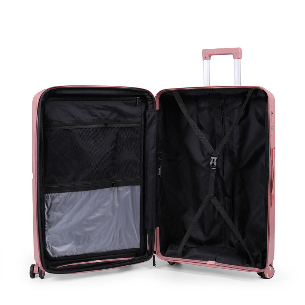 Paklite 75x50cm Pink Suitcase Lightweight Solar Large Travel Luggage — image 7