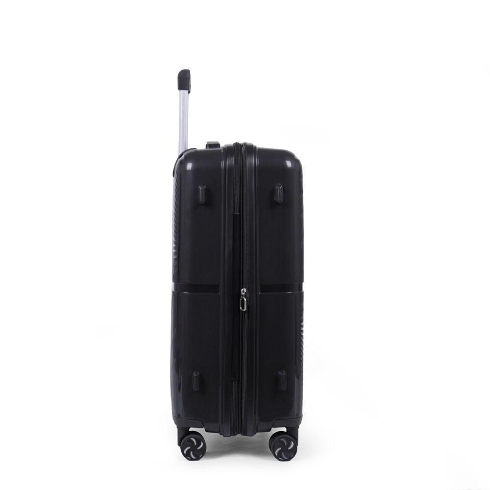 Paklite 65x43cm Black Suitcase Lightweight Solar Medium Travel Luggage — image 5