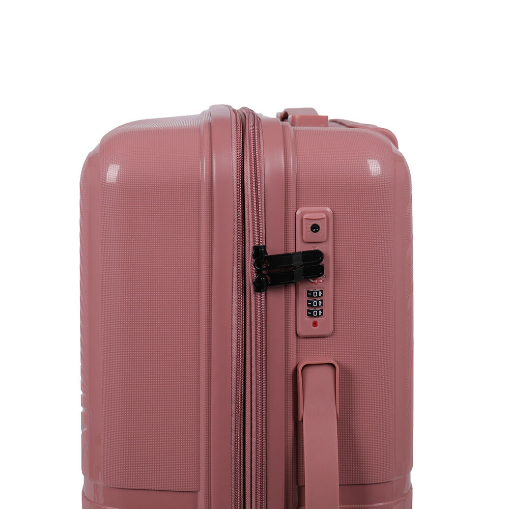 Paklite 65x43cm Pink Suitcase Lightweight Solar Medium Travel Luggage — image 8