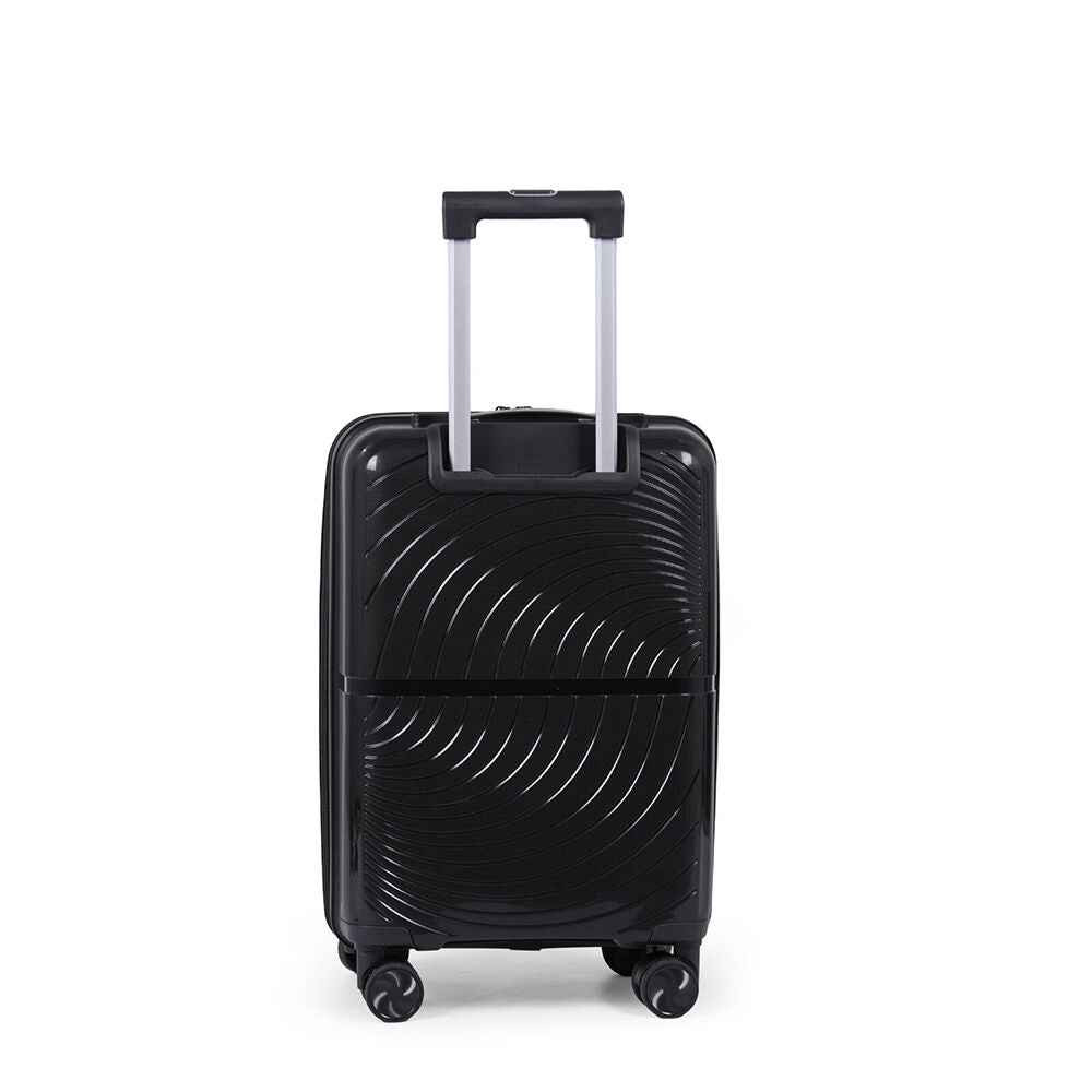 Paklite 55x35cm Black Suitcase Lightweight Solar Small Travel Luggage — image 5