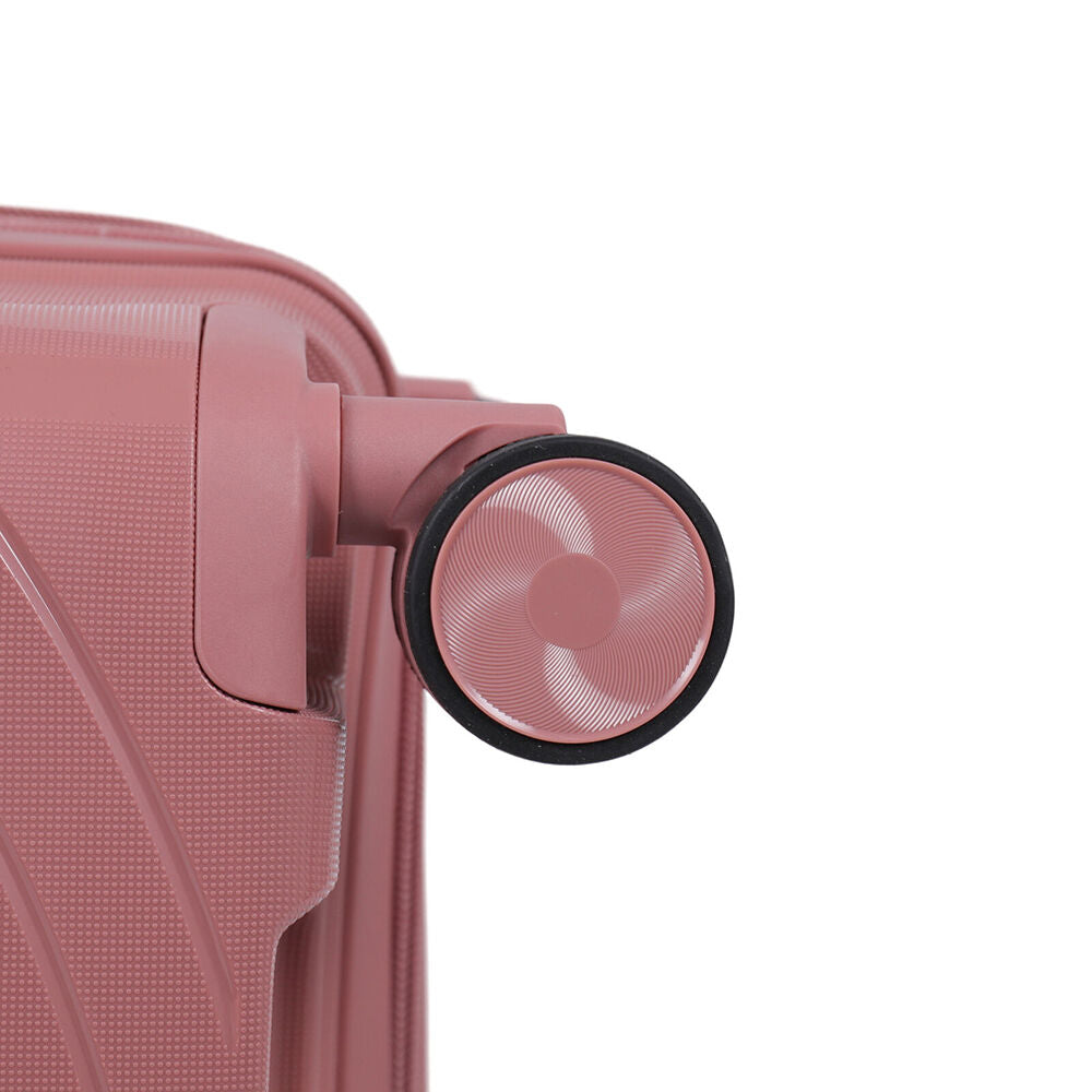 Paklite 55x35cm Pink Suitcase Lightweight Solar Small Travel Luggage — image 10