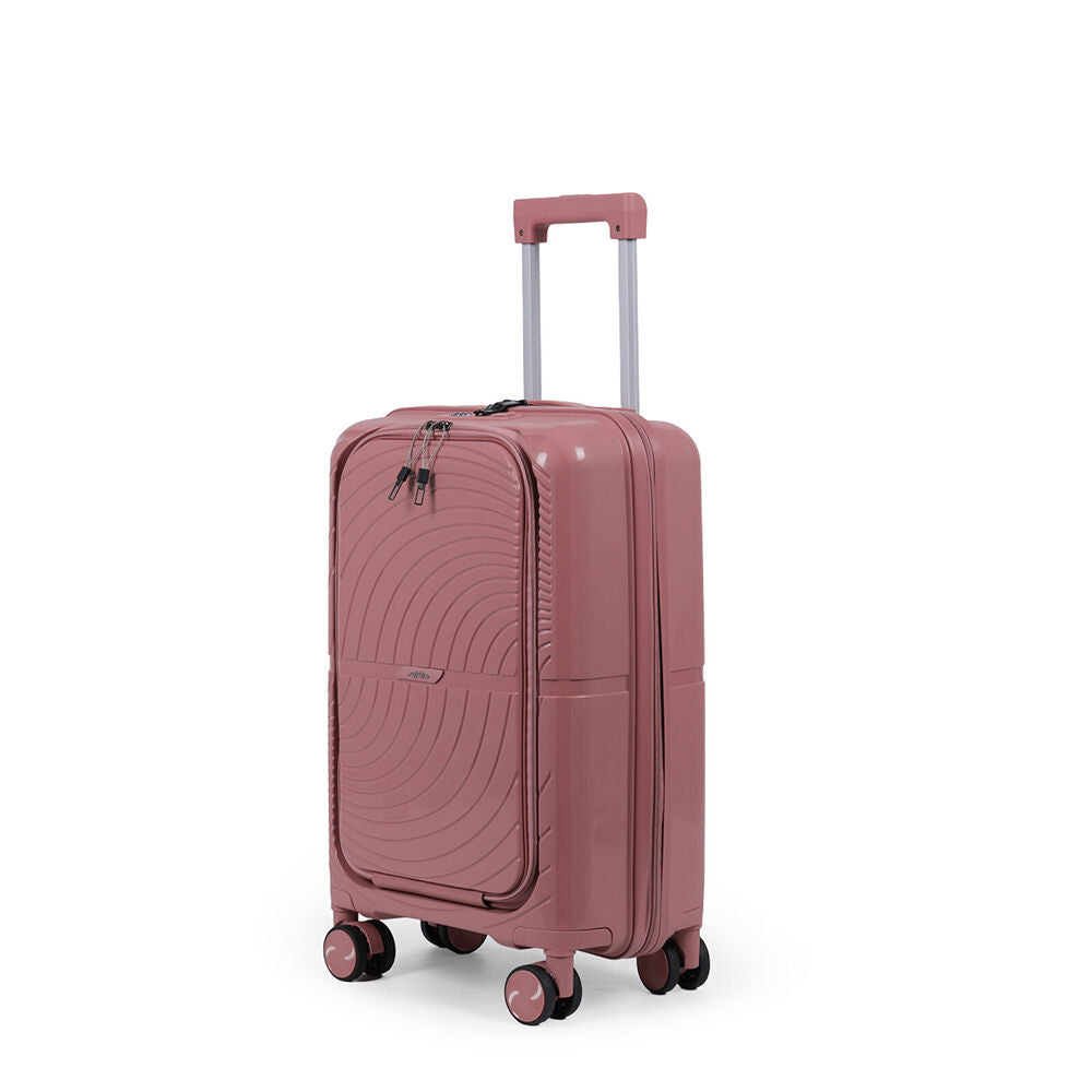 Paklite 55x35cm Pink Suitcase Lightweight Solar Small Travel Luggage — image 3