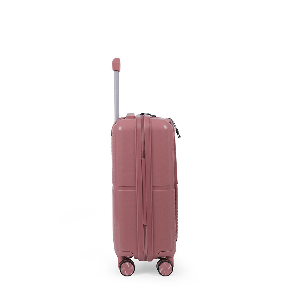 Paklite 55x35cm Pink Suitcase Lightweight Solar Small Travel Luggage — image 6