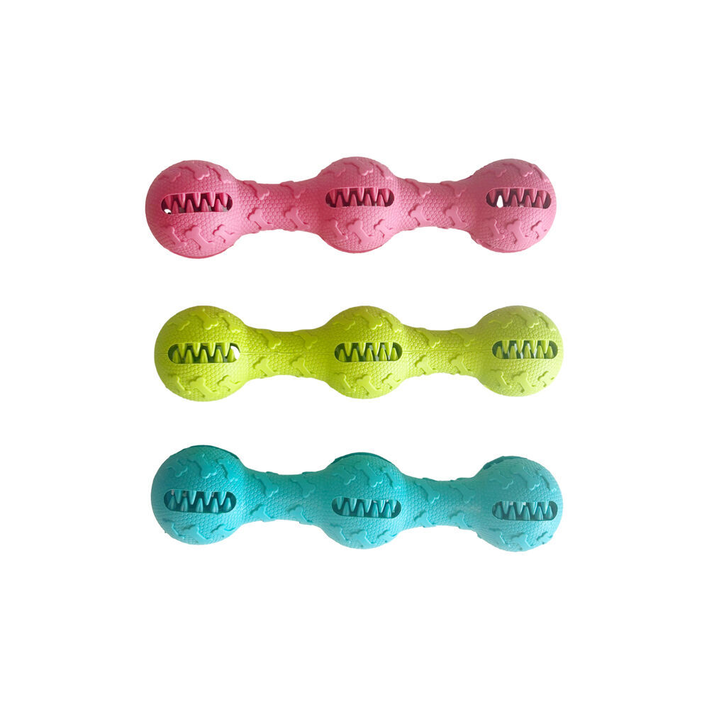 Pro Pet Care Stick Chew Treat Dispenser Teeth Cleaning Dog Toy 22cm Assorted (2 Pack) — image 2