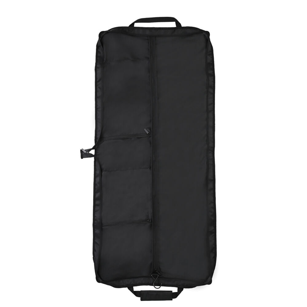 Paklite 53x532cm Black Travelling Premium Garment Bag w/ Hanging Hook & Pockets