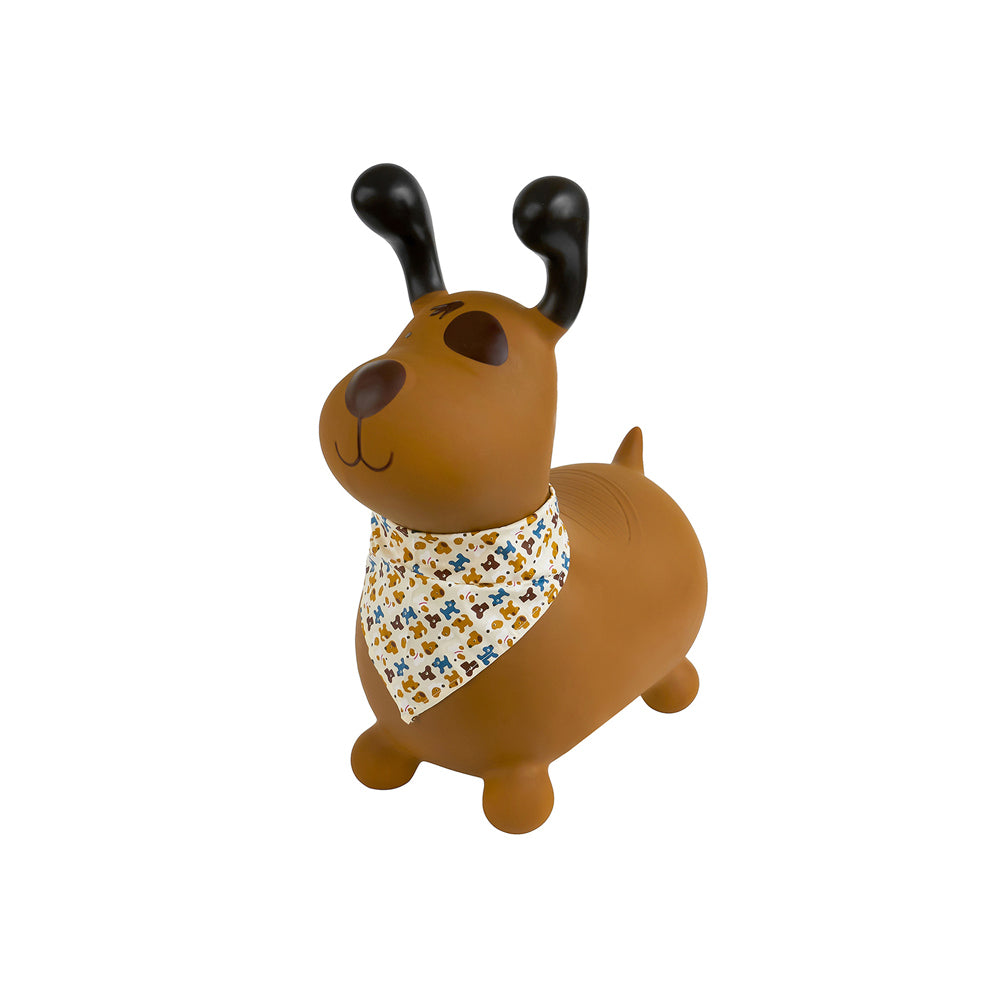 Kaper Kidz Bouncy Rider Pudding The Dog Kids/Children Ride On Bouncer Toy 12m+