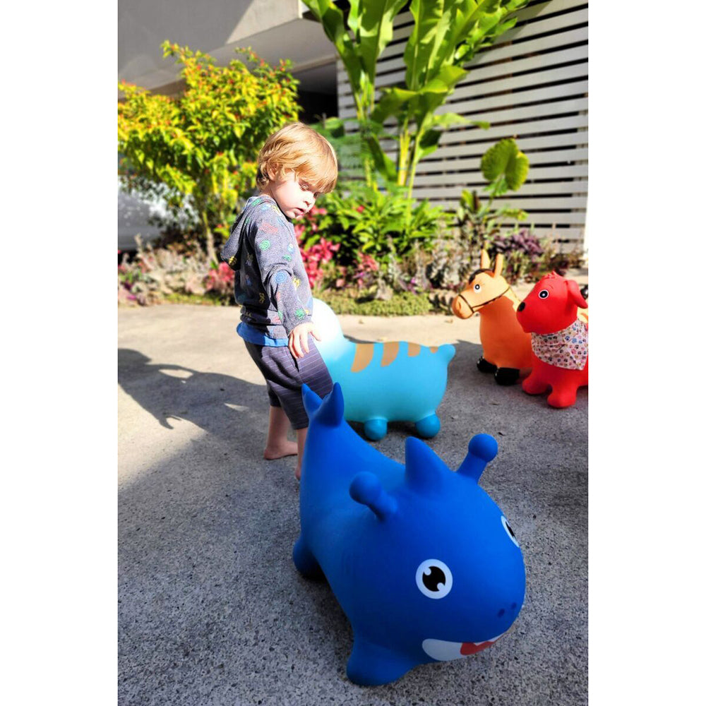 Kaper Kidz Bouncy Rider Splash The Shark Kids/Children Ride On Bouncer Toy 12m+ — image 6