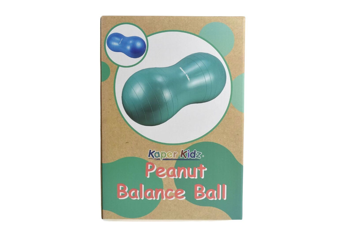 Kaper Kidz Peanut Balance Ball Inflatable Play Toy 90cm Blue Kids/Children 12m+ — image 3