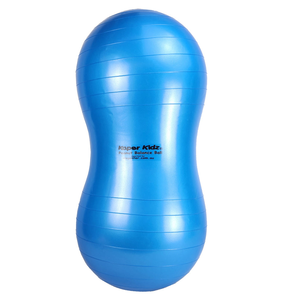 Kaper Kidz Peanut Balance Ball Inflatable Play Toy 90cm Blue Kids/Children 12m+ — image 2