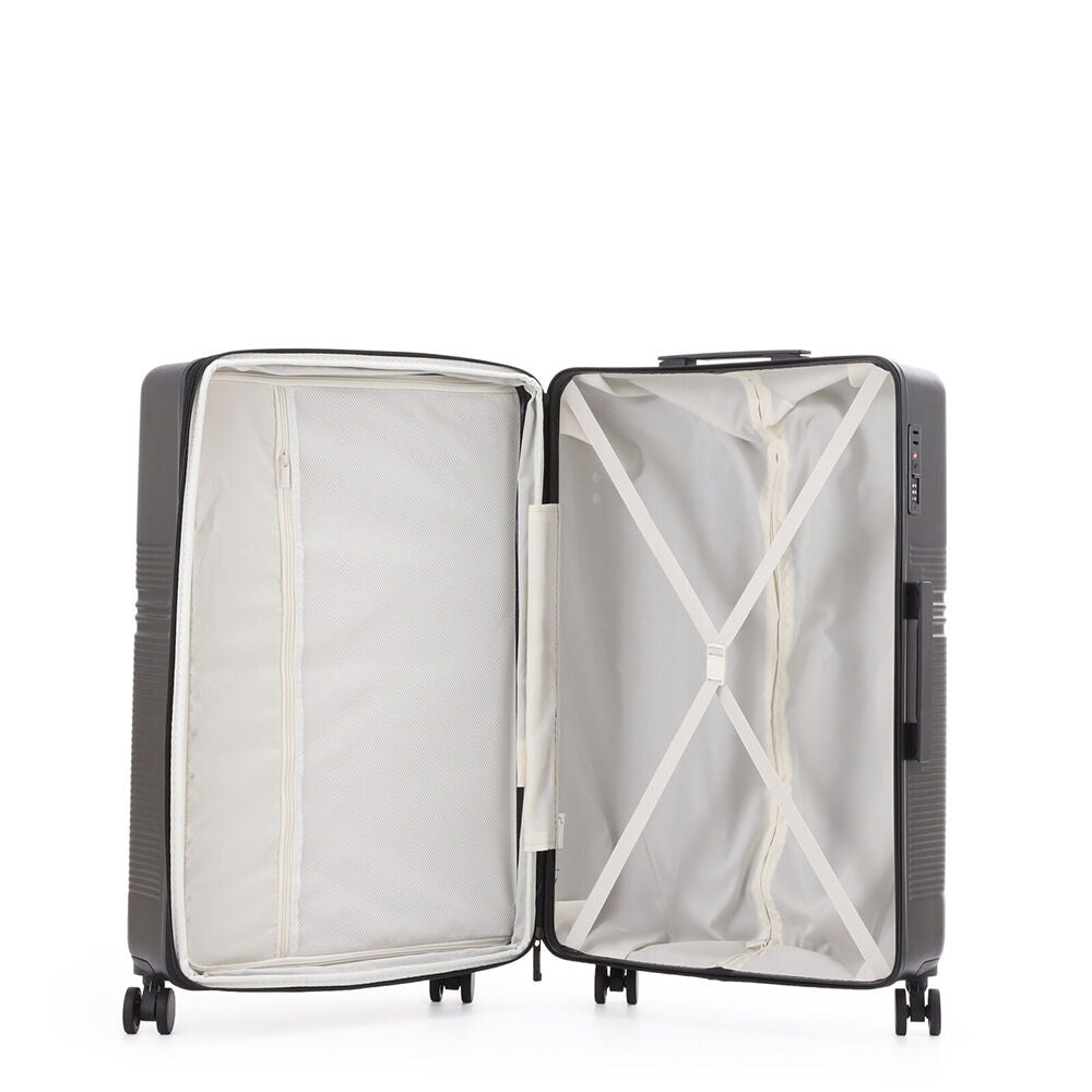 Paklite 76.5x50cm Black Suitcase Lightweight Elements Large Travel Luggage — image 5