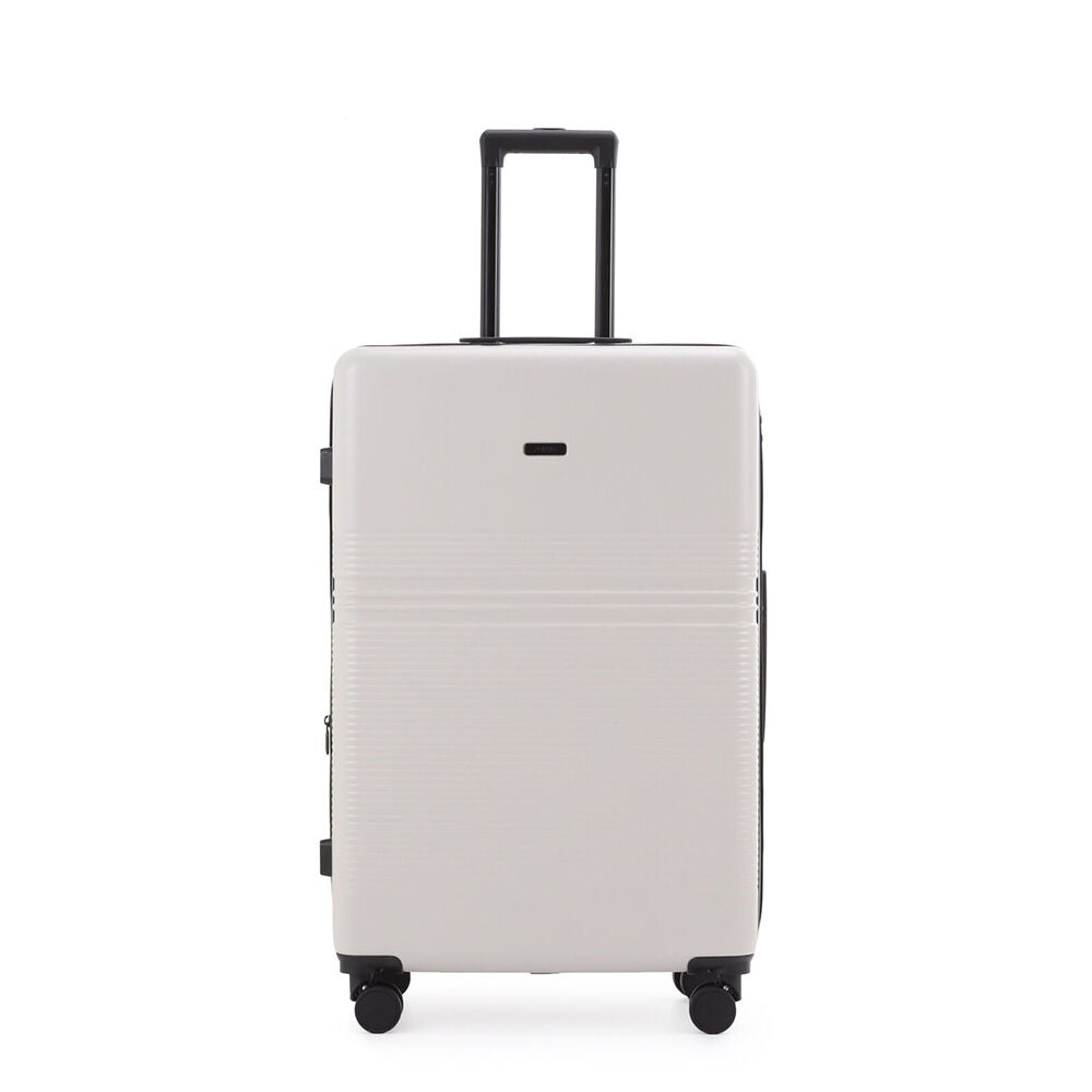 Paklite 76.5x50cm Oatmeal Suitcase Lightweight Elements Large Travel Luggage