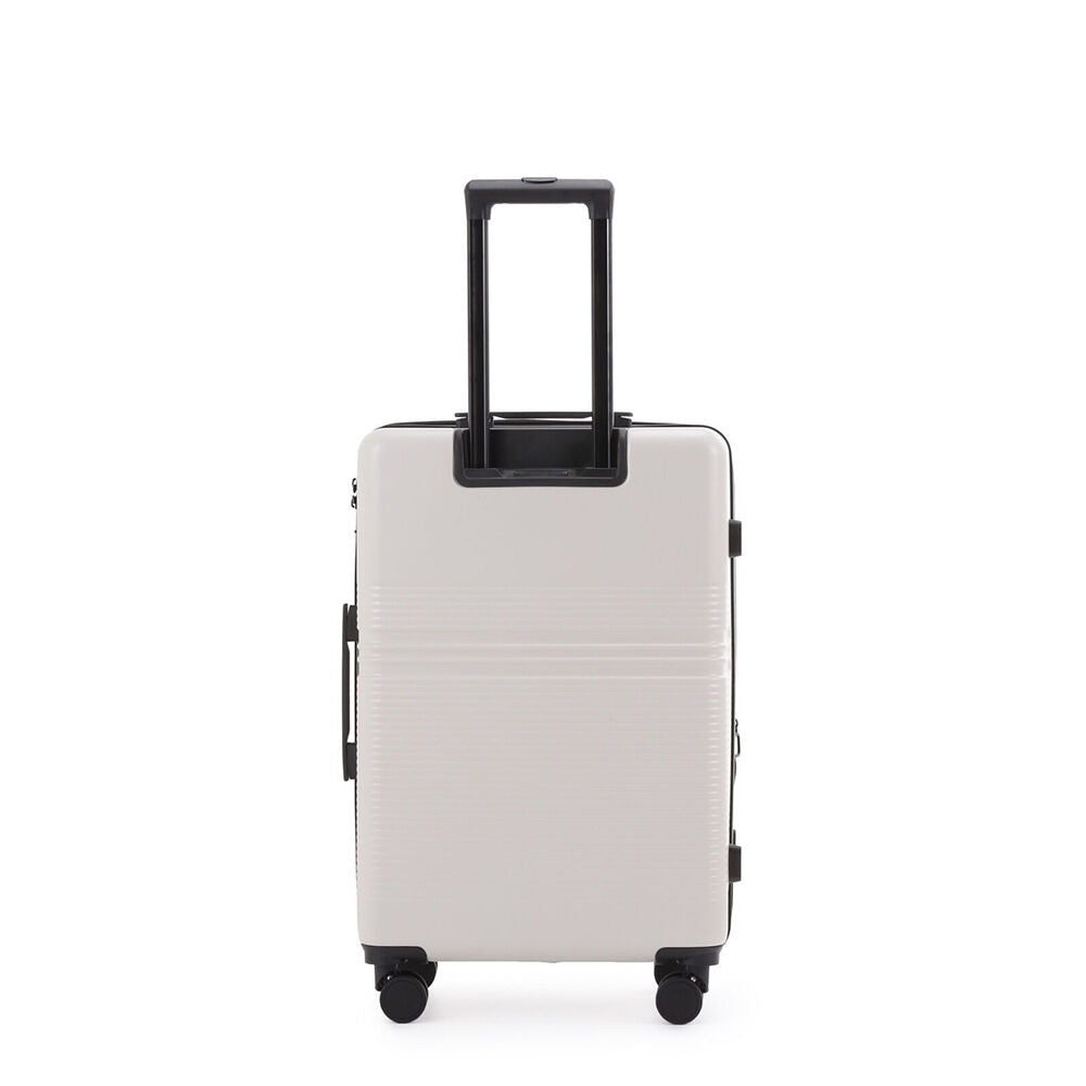 Paklite 66.5cm Oatmeal Suitcase Lightweight Elements Medium Travel Luggage — image 2