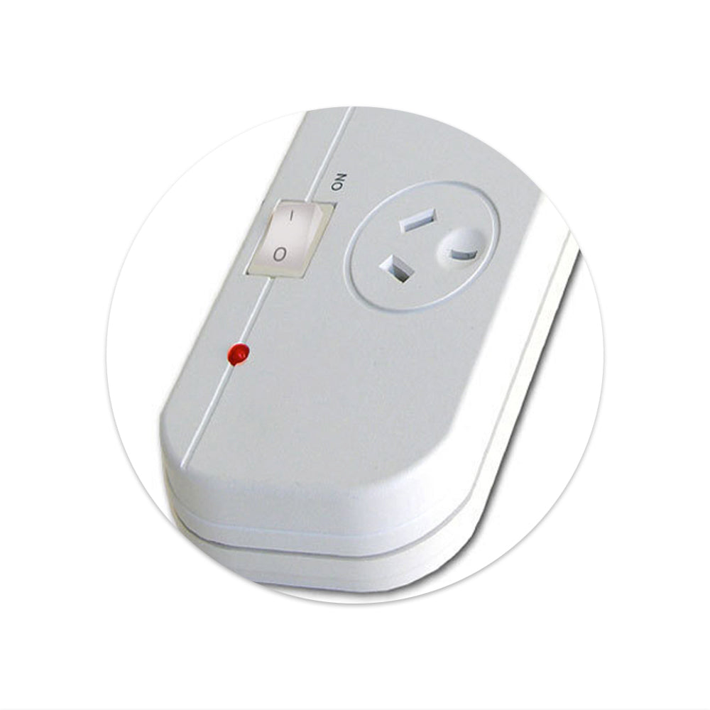 Sansai 4 Individual Switch Socket/Outlet Powerboard w/ Overload Protection (2 Pack) — image 3
