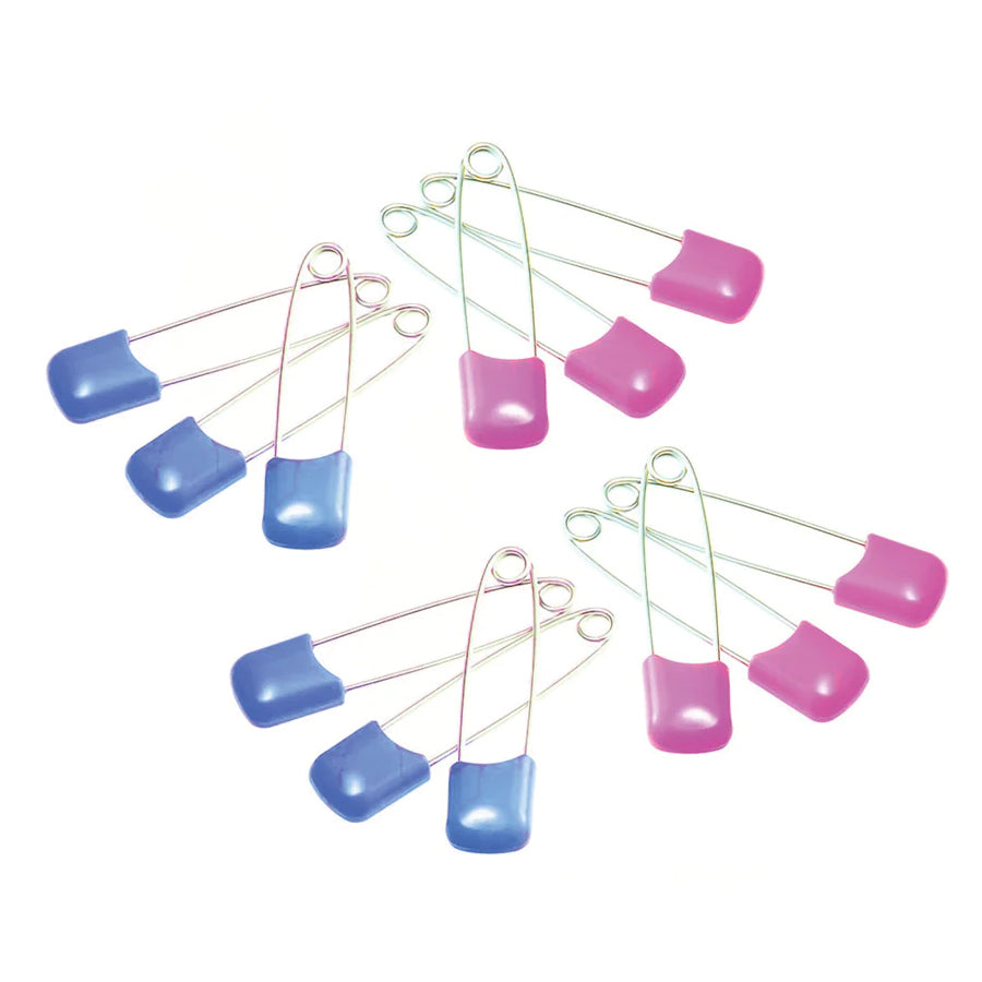 Pigeon 6pc Pigeon Safety Pins Large Assorted (2 Pack)