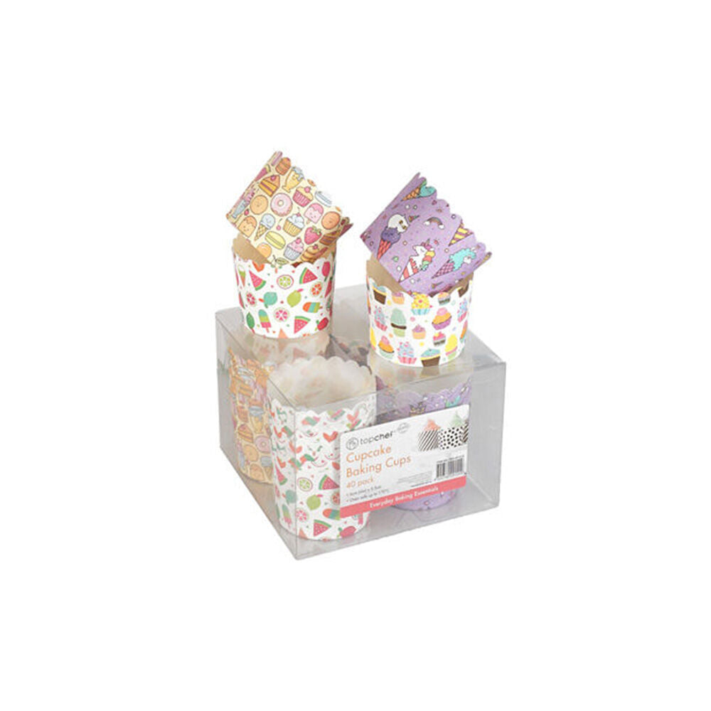 Topchef Cupcakes Packaging Box Container 6cm Cupcake Holders Assorted (160 Pieces) — image 2