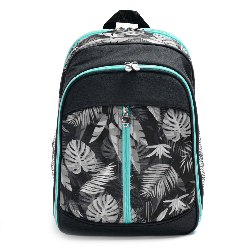 Trailmaster 2 Person Insulated Picnic Padded Backpack w/Cutlery/Glasses/Plate — image 2