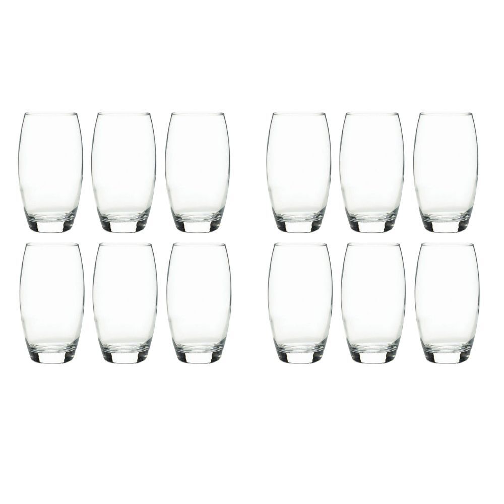 Artcraft 6pc Artcraft Payton Durable Glass Tumbler Party Beverage Drinkware 510ml CLR (2 Pack)