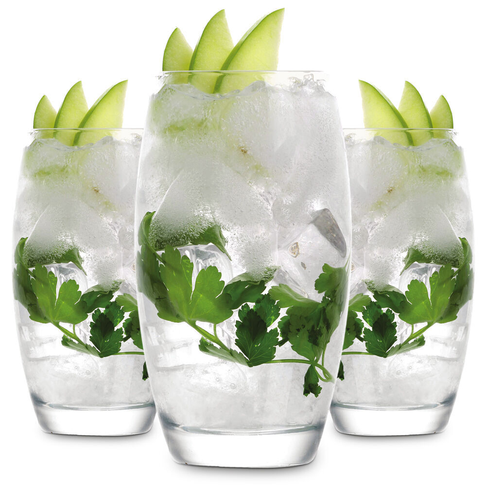 Artcraft 6pc Artcraft Payton Durable Glass Tumbler Party Beverage Drinkware 510ml CLR (2 Pack) — image 2