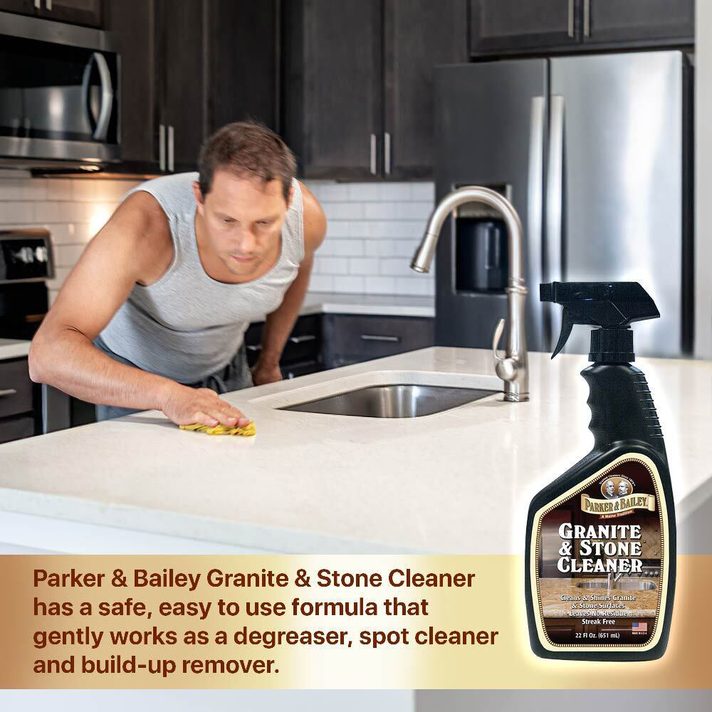 Parker & Bailey 710ml Granite & Stone Surface Cleaner Liquid Cleaning Spray — image 3