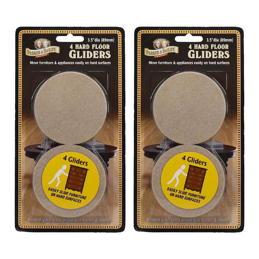 Parker & Bailey Heavy Furniture/Appliance Hard Floor Protection Gliders (8 Pieces)
