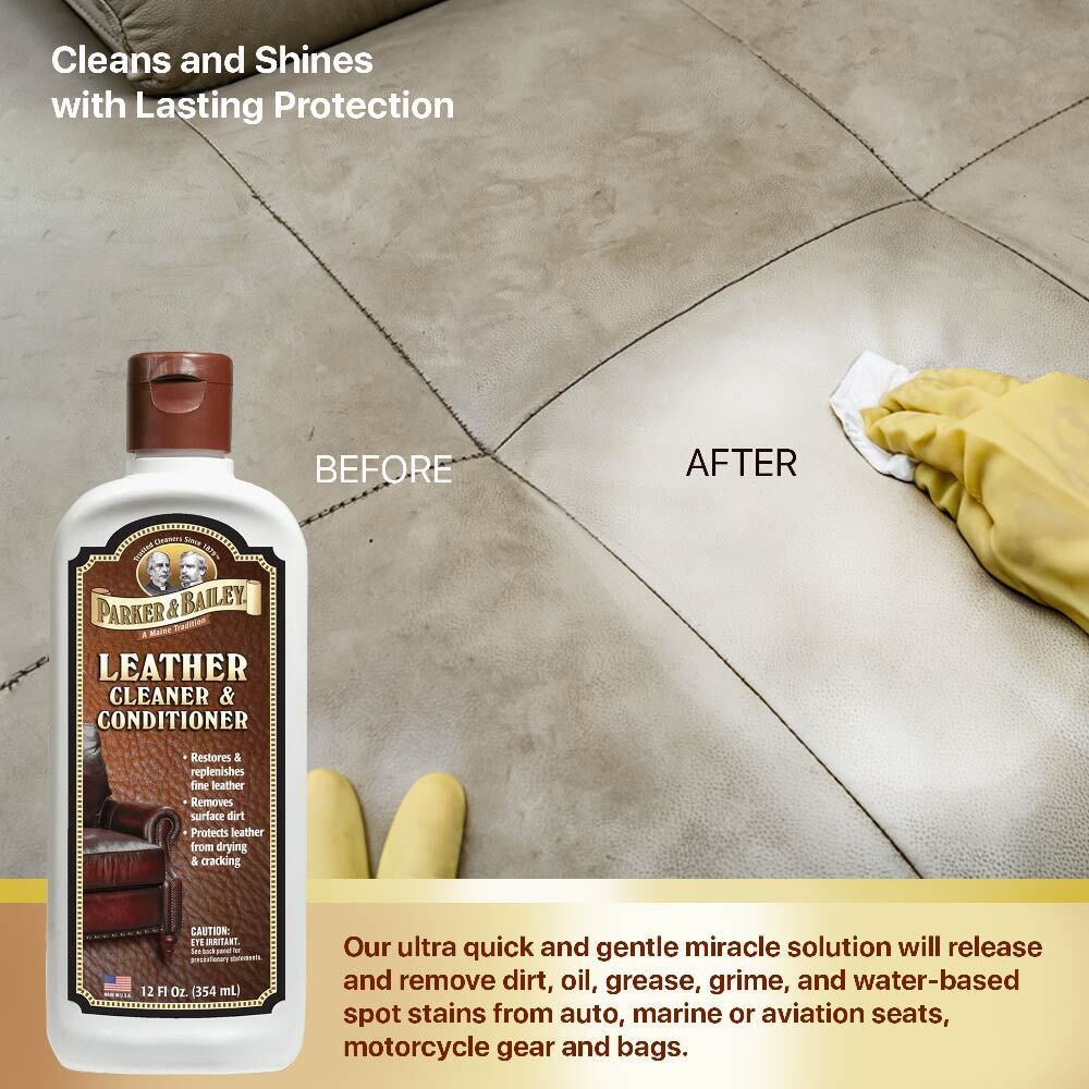 Parker & Bailey Multipurpose 354ml Leather Cleaner/Conditioner Protector Formula — image 2