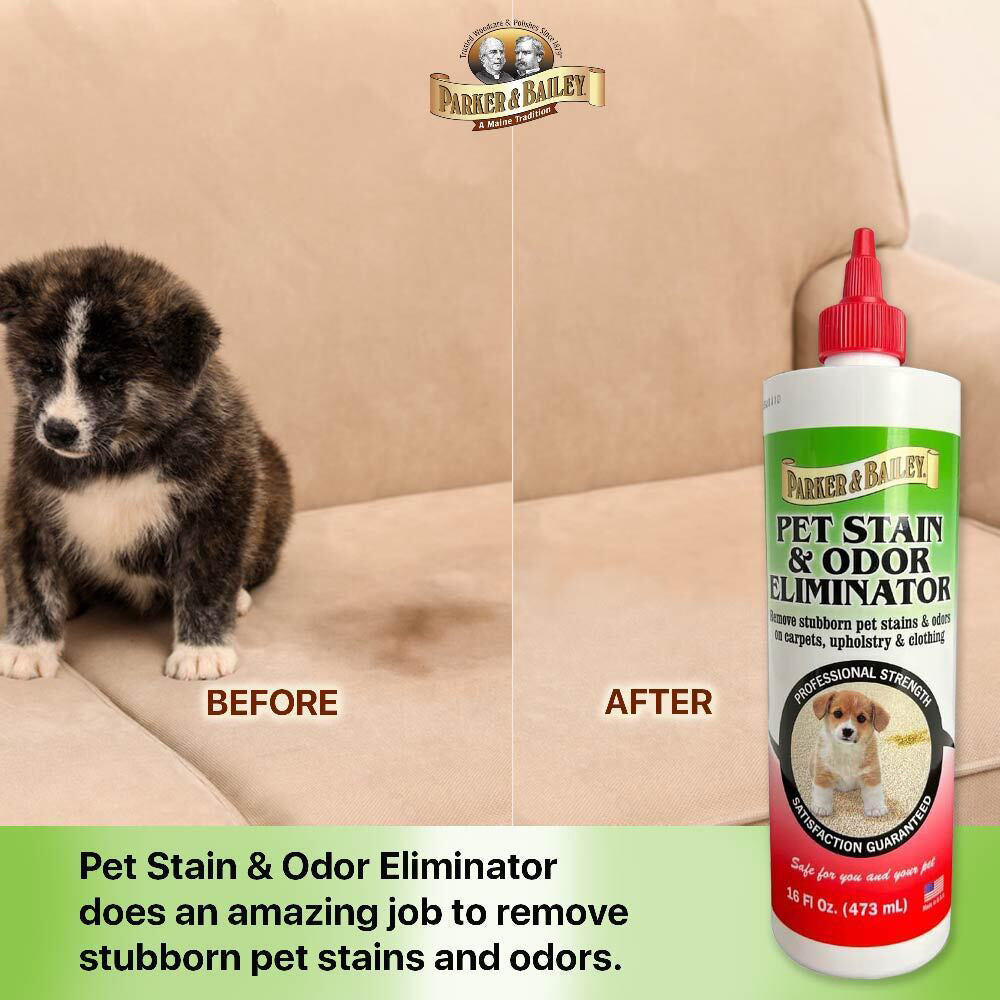 Parker & Bailey 473ml Pet Stain/Odour Eliminator For Upholstery/Carpet (2 Pack) — image 3