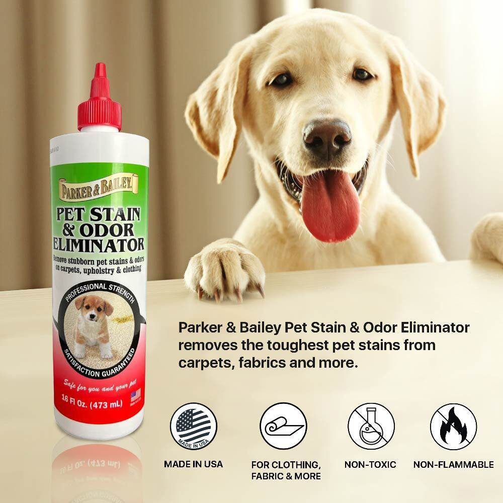 Parker & Bailey 473ml Pet Stain/Odour Eliminator For Upholstery/Carpet (2 Pack) — image 6