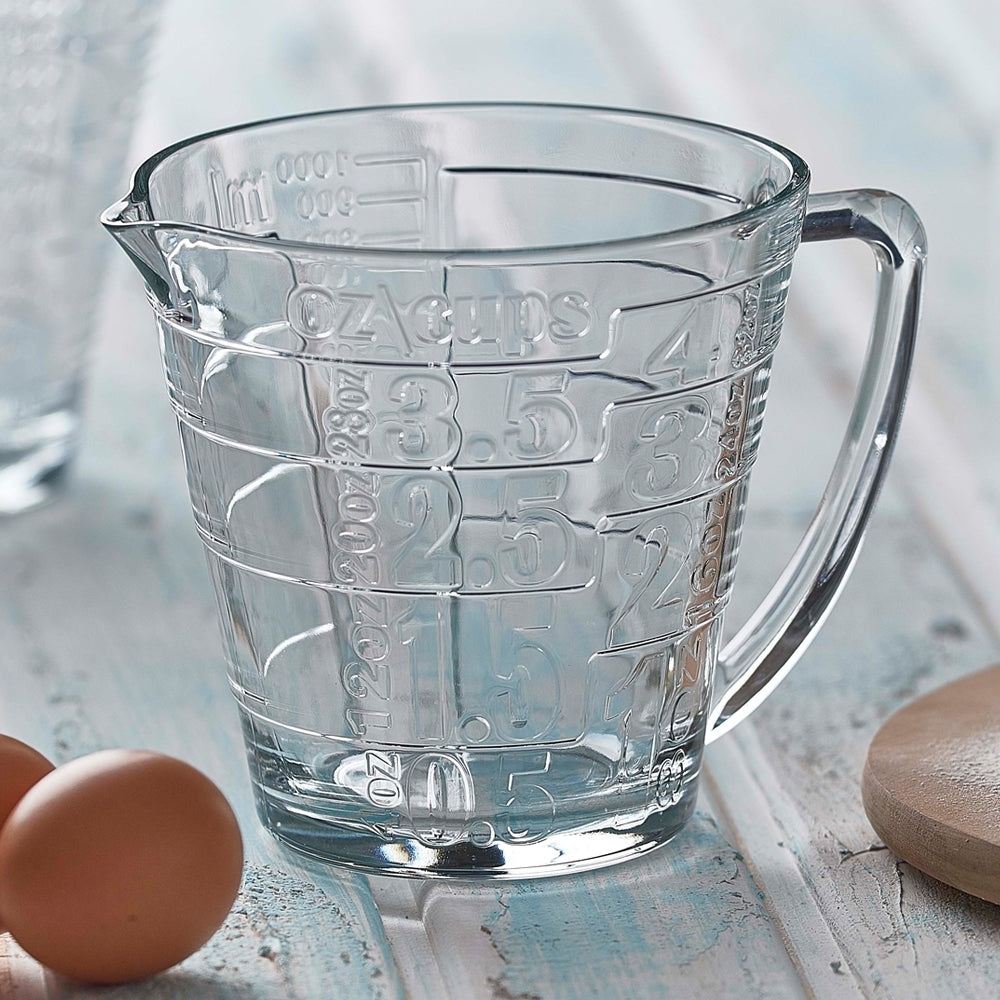 Pasabahce Basic 1165ml Glass Measuring Cup w/Handle Cooking/Baking Measure Clear — image 2