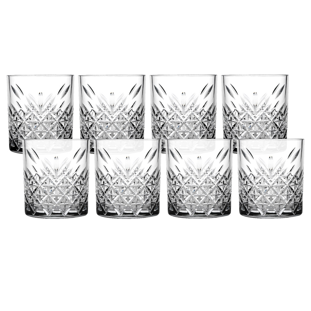 Pasabahce Home/Bar Timeless DOF Soda And Lime Glasses Drinkware 345ml (8 Pieces)