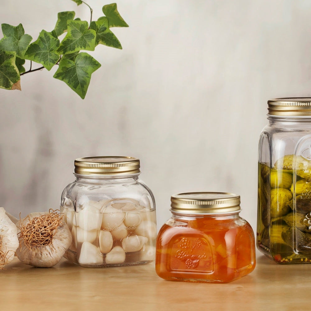 Pasabahce Homemade 300ml Glass Preserve Jar Food Storage Container w/ Lid Clear — image 3